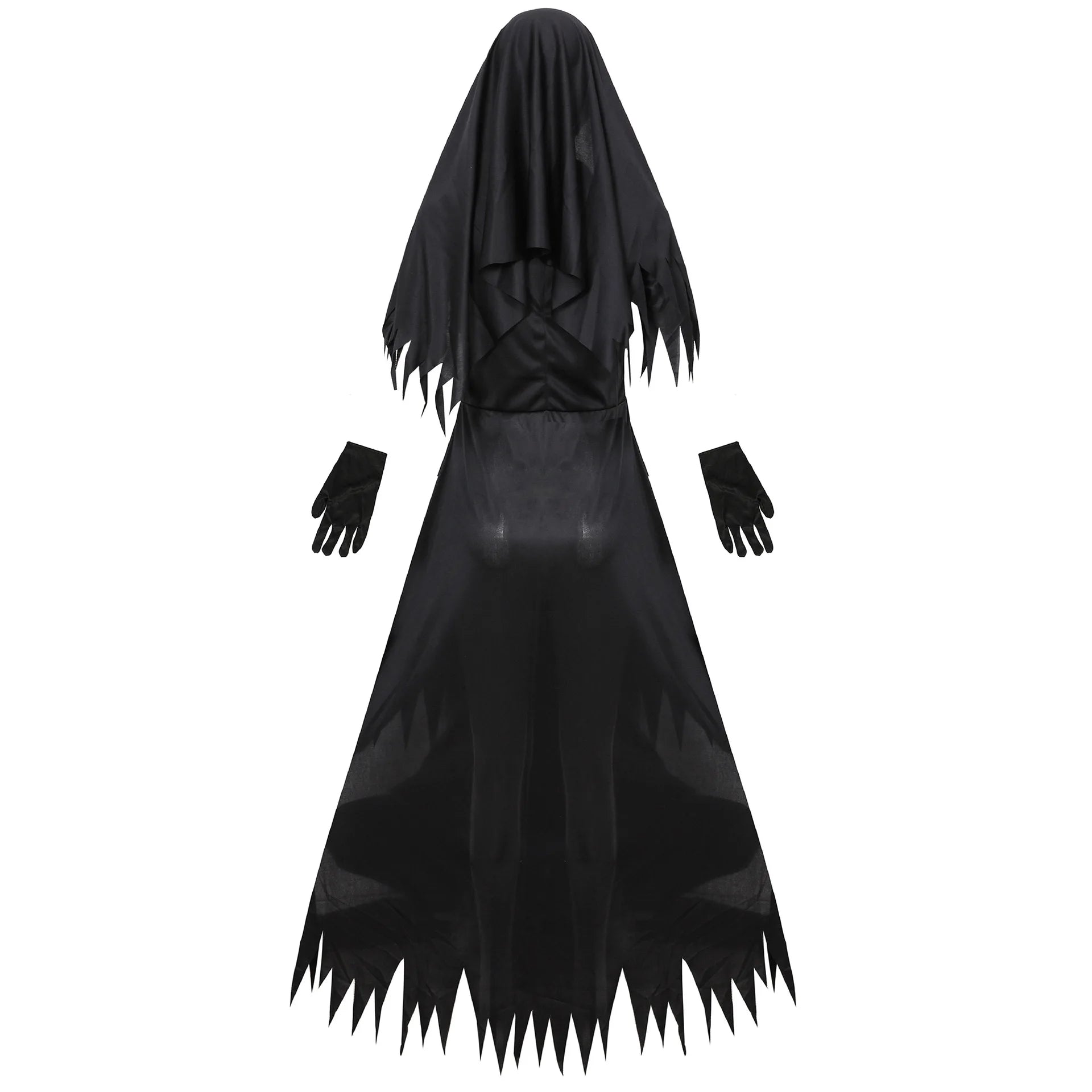 Halloween Nun Cosplay Costume Women Black Vampire Fantasy Dress Terror Sister Party Disguise Female Fancy For Adults Halloween Nun Cosplay Costume Women Black Vampire Fantasy Dress Terror Sister Party Disguise Female Fancy For Adults