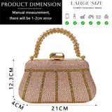 Popular In Nigeria Exquisite Evening Bags With Diamond Design Fashion Handle Clutch Rhinestone Embellished Long Chain Bag Popular In Nigeria Exquisite Evening Bags With Diamond Design Fashion Handle Clutch Rhinestone Embellished Long Chain Bag