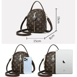 Two Layers Women's Printed Leather Small Shoulder Phone Bags Ladies Handbags Crossbody Bag High Quality Messenger Bag Sac A Main Two Layers Women's Printed Leather Small Shoulder Phone Bags Ladies Handbags Crossbody Bag High Quality Messenger Bag Sac A Main