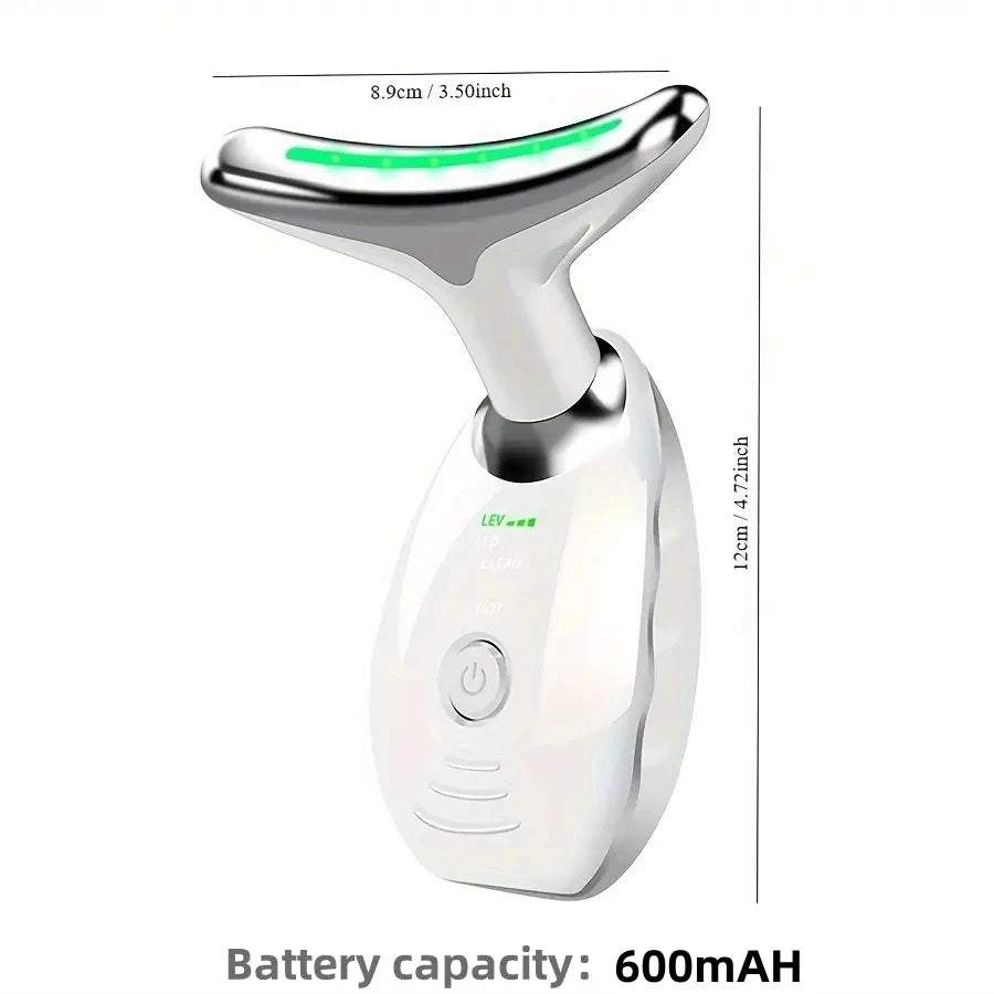 7LED Color Vibrating Neck Device Beauty Gift, neck and face skin massager, 1 piece set portable usb charging, electric Facial ma 7LED Color Vibrating Neck Device Beauty Gift, neck and face skin massager, 1 piece set portable usb charging, electric Facial ma