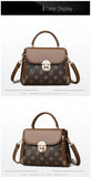 Bags for Women, Printed Fashionable Hand-Held Locks, Commuting Small Square Bag, Fashionable and Versatile Shoulder Crossbody Ba Bags for Women, Printed Fashionable Hand-Held Locks, Commuting Small Square Bag, Fashionable and Versatile Shoulder Crossbody Ba
