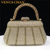 Popular In Nigeria Exquisite Evening Bags With Diamond Design Fashion Handle Clutch Rhinestone Embellished Long Chain Bag Popular In Nigeria Exquisite Evening Bags With Diamond Design Fashion Handle Clutch Rhinestone Embellished Long Chain Bag