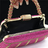 Popular In Nigeria Exquisite Evening Bags With Diamond Design Fashion Handle Clutch Rhinestone Embellished Long Chain Bag Popular In Nigeria Exquisite Evening Bags With Diamond Design Fashion Handle Clutch Rhinestone Embellished Long Chain Bag
