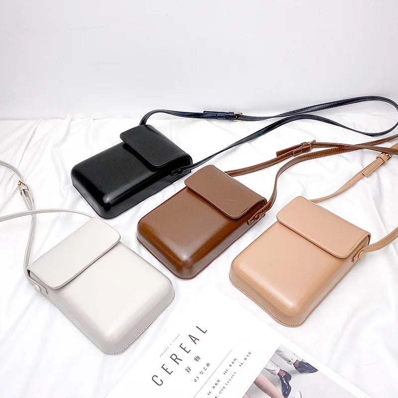 New Women Handbags Fashion Pu Leather Shoulder Bags Female Luxury Large Capacity Crossbody Bags For Women Small Flap Phone Purse