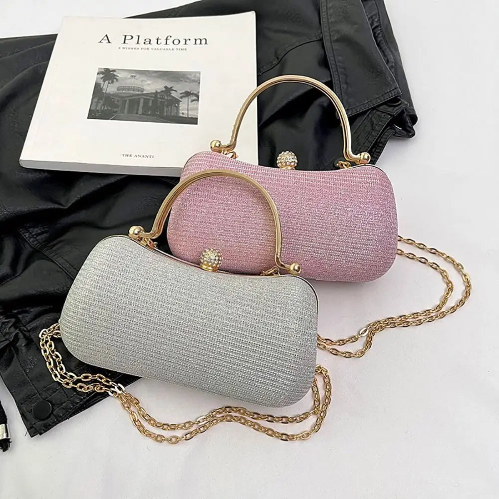 Wedding Bridal Beaded Women Evening Bag Dinner Bag Chain Shoulder Handbags Elegant Rhinestones Clutch Egg Shape Evening Bag Wedding Bridal Beaded Women Evening Bag Dinner Bag Chain Shoulder Handbags Elegant Rhinestones Clutch Egg Shape Evening Bag