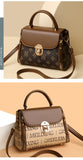 Bags for Women, Printed Fashionable Hand-Held Locks, Commuting Small Square Bag, Fashionable and Versatile Shoulder Crossbody Ba Bags for Women, Printed Fashionable Hand-Held Locks, Commuting Small Square Bag, Fashionable and Versatile Shoulder Crossbody Ba