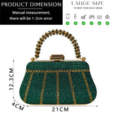 Popular In Nigeria Exquisite Evening Bags With Diamond Design Fashion Handle Clutch Rhinestone Embellished Long Chain Bag Popular In Nigeria Exquisite Evening Bags With Diamond Design Fashion Handle Clutch Rhinestone Embellished Long Chain Bag