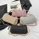 Wedding Bridal Beaded Women Evening Bag Dinner Bag Chain Shoulder Handbags Elegant Rhinestones Clutch Egg Shape Evening Bag Wedding Bridal Beaded Women Evening Bag Dinner Bag Chain Shoulder Handbags Elegant Rhinestones Clutch Egg Shape Evening Bag