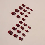 24 PCs Short French Simple Solid Color Glitter Nails with 1 Jelly Gel and 1 Nail File 24 PCs Short French Simple Solid Color Glitter Nails with 1 Jelly Gel and 1 Nail File