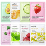 8pcs Natural Plant Face Mask Beauty Skincare Facial Masks Moisturizing Firming Hydrating Facial Mask Face Care Korean Cosmetics 8pcs Natural Plant Face Mask Beauty Skincare Facial Masks Moisturizing Firming Hydrating Facial Mask Face Care Korean Cosmetics