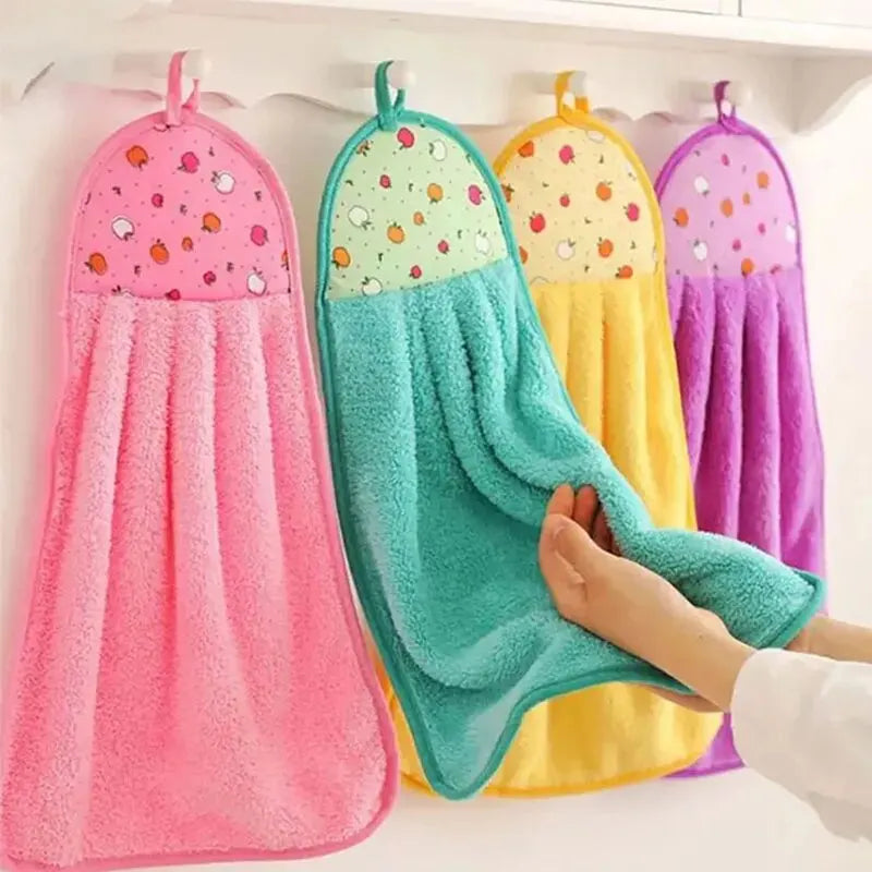 4pcs Coral Velvet Bathroom Supplies, Soft Hand Towel, Absorbent Cloth Dishcloths, Hanging Cloth, Kitchen Accessories 4pcs Coral Velvet Bathroom Supplies, Soft Hand Towel, Absorbent Cloth Dishcloths, Hanging Cloth, Kitchen Accessories