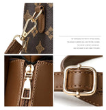 Bags for Women, Printed Fashionable Hand-Held Locks, Commuting Small Square Bag, Fashionable and Versatile Shoulder Crossbody Ba Bags for Women, Printed Fashionable Hand-Held Locks, Commuting Small Square Bag, Fashionable and Versatile Shoulder Crossbody Ba