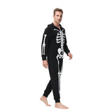 Halloween Cosplay Horror Skeleton Fluorescence Printing Costumes Adult Kids Death Skull Ghost Party Pajamas Parent Child Outfit Halloween Cosplay Horror Skeleton Fluorescence Printing Costumes Adult Kids Death Skull Ghost Party Pajamas Parent Child Outfit