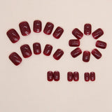 24 PCs Short French Simple Solid Color Glitter Nails with 1 Jelly Gel and 1 Nail File 24 PCs Short French Simple Solid Color Glitter Nails with 1 Jelly Gel and 1 Nail File