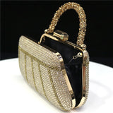 Popular In Nigeria Exquisite Evening Bags With Diamond Design Fashion Handle Clutch Rhinestone Embellished Long Chain Bag Popular In Nigeria Exquisite Evening Bags With Diamond Design Fashion Handle Clutch Rhinestone Embellished Long Chain Bag