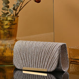 Wedding Bride Dinner Purse for Women Banquet Silver Clutch Bag Fashion Ladies Shinny Rhinestone Evening Bag Wedding Bride Dinner Purse for Women Banquet Silver Clutch Bag Fashion Ladies Shinny Rhinestone Evening Bag