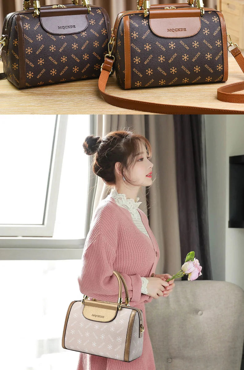 Fashionable Printed Women'S Crossbody Bag Large Capacity Handbag Classic Retro Shoulder Bags Commuting Tote Bag Small Square Bag Fashionable Printed Women'S Crossbody Bag Large Capacity Handbag Classic Retro Shoulder Bags Commuting Tote Bag Small Square Bag