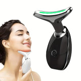 7LED Color Vibrating Neck Device Beauty Gift, neck and face skin massager, 1 piece set portable usb charging, electric Facial ma 7LED Color Vibrating Neck Device Beauty Gift, neck and face skin massager, 1 piece set portable usb charging, electric Facial ma