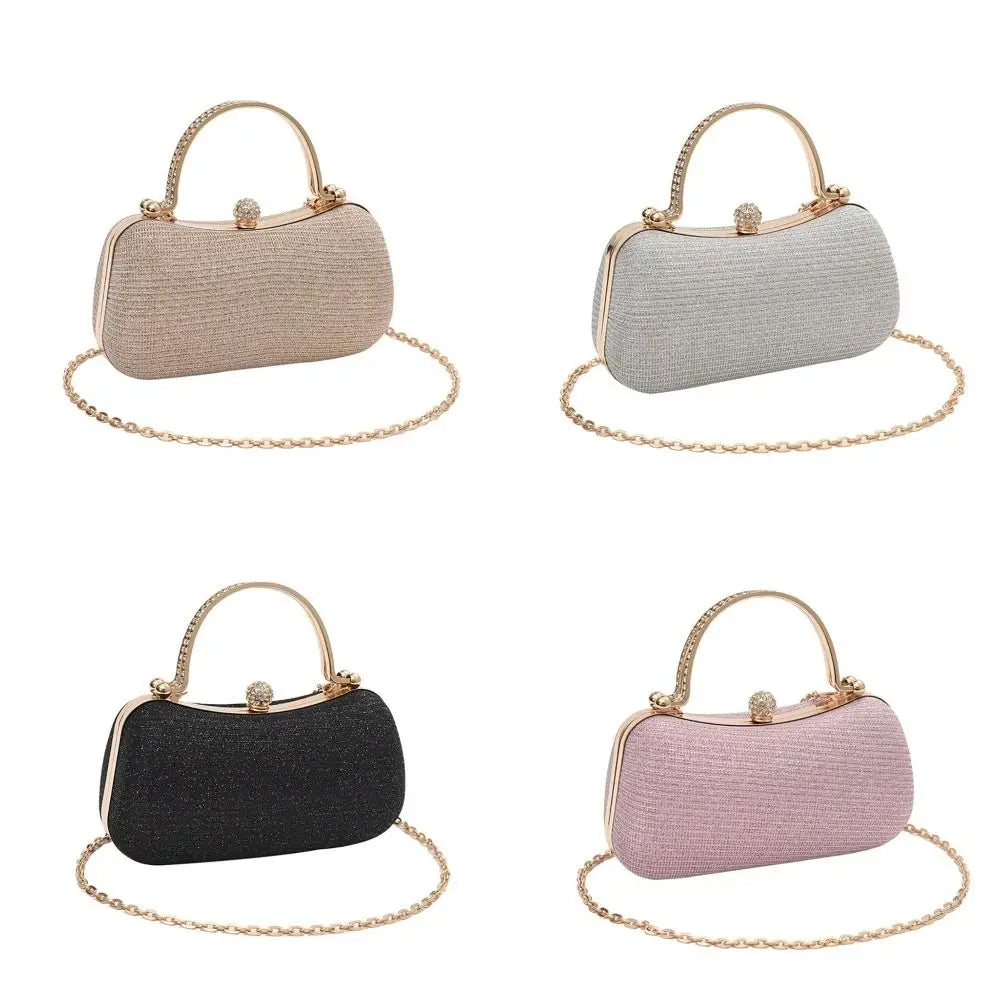 Wedding Bridal Beaded Women Evening Bag Dinner Bag Chain Shoulder Handbags Elegant Rhinestones Clutch Egg Shape Evening Bag Wedding Bridal Beaded Women Evening Bag Dinner Bag Chain Shoulder Handbags Elegant Rhinestones Clutch Egg Shape Evening Bag