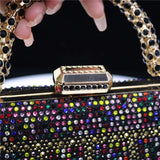 Popular In Nigeria Exquisite Evening Bags With Diamond Design Fashion Handle Clutch Rhinestone Embellished Long Chain Bag Popular In Nigeria Exquisite Evening Bags With Diamond Design Fashion Handle Clutch Rhinestone Embellished Long Chain Bag