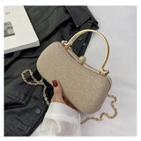 Wedding Bridal Beaded Women Evening Bag Dinner Bag Chain Shoulder Handbags Elegant Rhinestones Clutch Egg Shape Evening Bag Wedding Bridal Beaded Women Evening Bag Dinner Bag Chain Shoulder Handbags Elegant Rhinestones Clutch Egg Shape Evening Bag