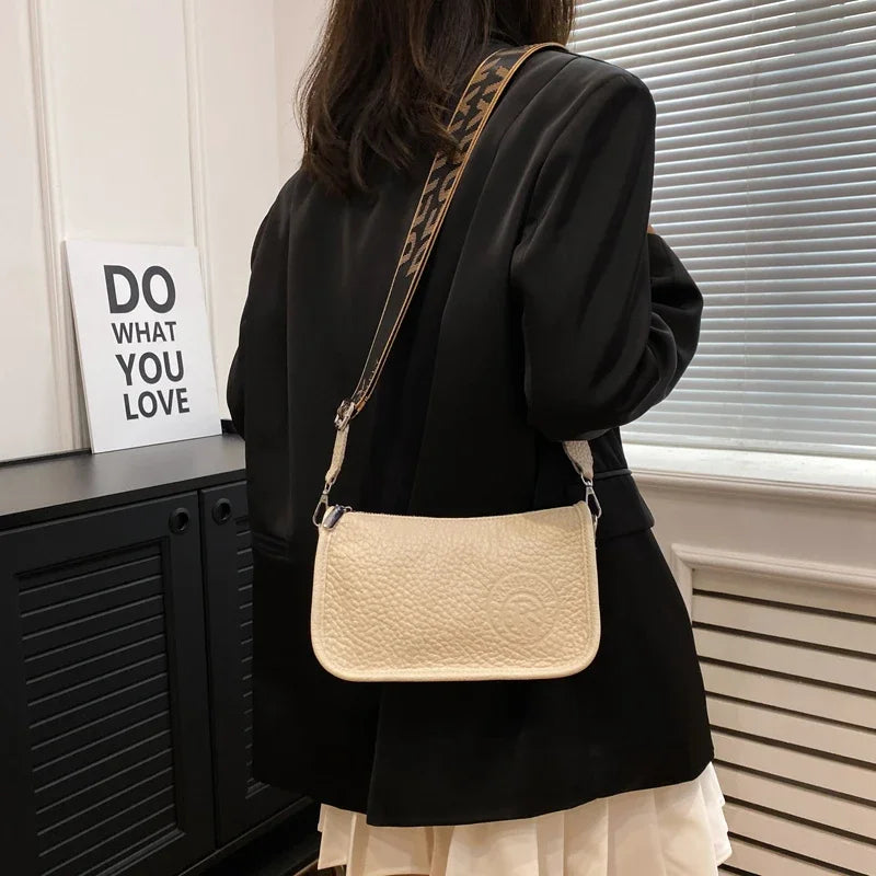 Two Layers Women's Printed Leather Small Shoulder Phone Bags Ladies Handbags Crossbody Bag High Quality Messenger Bag Sac A Main