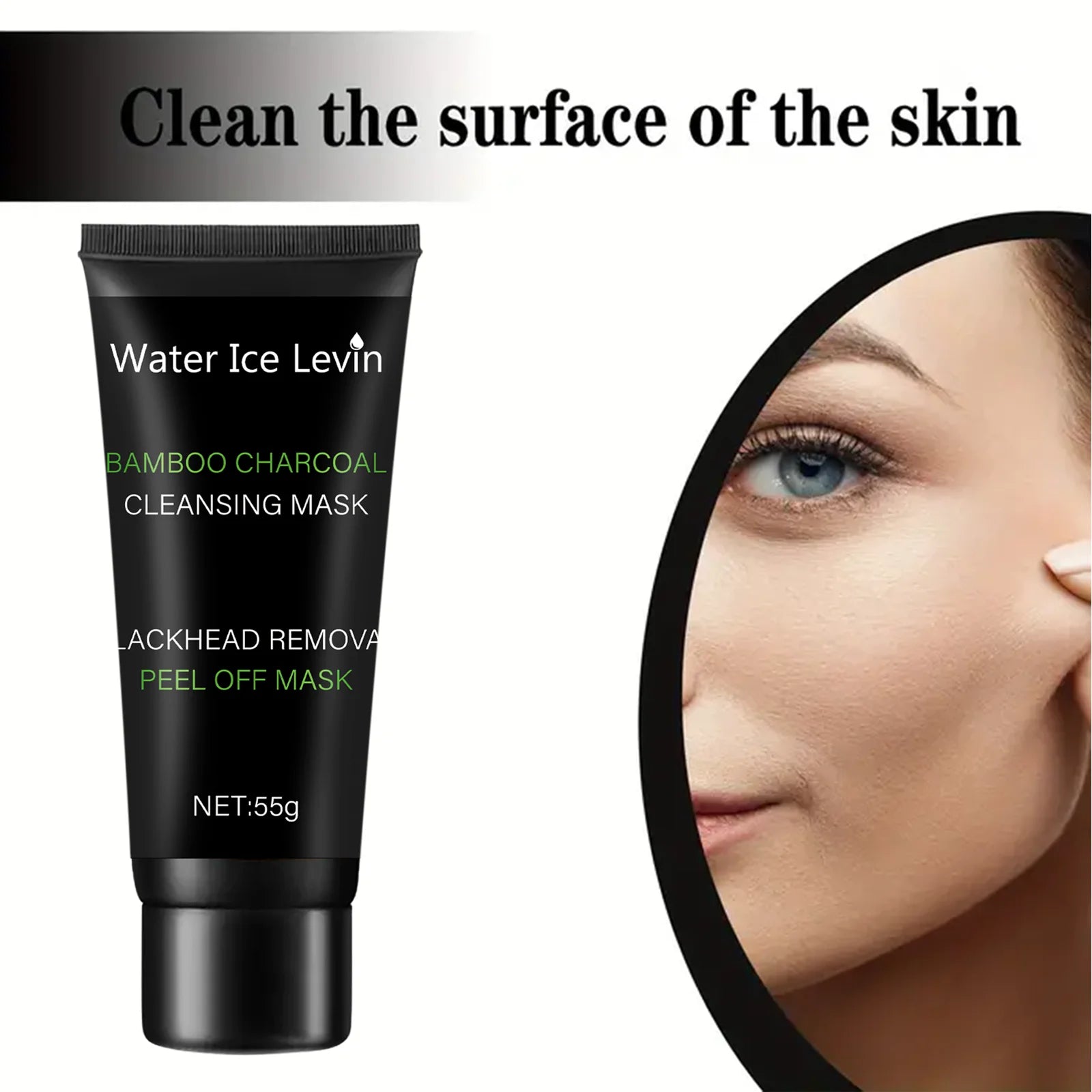 Bamboo charcoal cleansing mask Blackhead Removal Deep Mask Deep Cleansing Cleansing Exfoliating Mask Treatment Black Mask Bamboo charcoal cleansing mask Blackhead Removal Deep Mask Deep Cleansing Cleansing Exfoliating Mask Treatment Black Mask