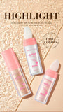 3Color Polvo De Hadas Fairy Dust Highlight Patting Shining Powder Full Body Silhouette and Collarbone Suitable for Face and Eyes 3Color Polvo De Hadas Fairy Dust Highlight Patting Shining Powder Full Body Silhouette and Collarbone Suitable for Face and Eyes