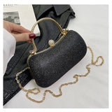 Wedding Bridal Beaded Women Evening Bag Dinner Bag Chain Shoulder Handbags Elegant Rhinestones Clutch Egg Shape Evening Bag Wedding Bridal Beaded Women Evening Bag Dinner Bag Chain Shoulder Handbags Elegant Rhinestones Clutch Egg Shape Evening Bag