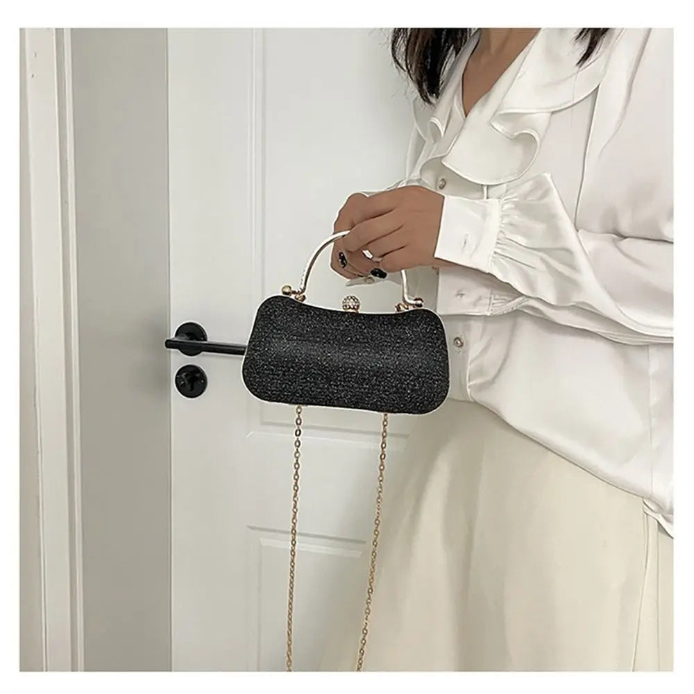 Wedding Bridal Beaded Women Evening Bag Dinner Bag Chain Shoulder Handbags Elegant Rhinestones Clutch Egg Shape Evening Bag Wedding Bridal Beaded Women Evening Bag Dinner Bag Chain Shoulder Handbags Elegant Rhinestones Clutch Egg Shape Evening Bag