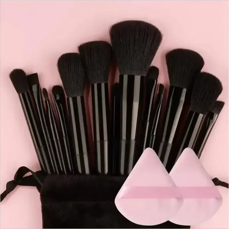 13 PCS Makeup Brushes Set Eye Shadow Foundation Women Cosmetic Brush Eyeshadow Blush Beauty Soft Make Up Tools Bag 13 PCS Makeup Brushes Set Eye Shadow Foundation Women Cosmetic Brush Eyeshadow Blush Beauty Soft Make Up Tools Bag