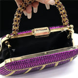 Popular In Nigeria Exquisite Evening Bags With Diamond Design Fashion Handle Clutch Rhinestone Embellished Long Chain Bag Popular In Nigeria Exquisite Evening Bags With Diamond Design Fashion Handle Clutch Rhinestone Embellished Long Chain Bag