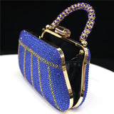 Popular In Nigeria Exquisite Evening Bags With Diamond Design Fashion Handle Clutch Rhinestone Embellished Long Chain Bag Popular In Nigeria Exquisite Evening Bags With Diamond Design Fashion Handle Clutch Rhinestone Embellished Long Chain Bag