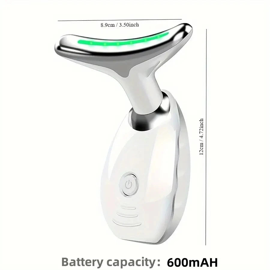 7LED Color Vibrating Neck Device Beauty Gift, neck and face skin massager, 1 piece set portable usb charging, electric Facial ma 7LED Color Vibrating Neck Device Beauty Gift, neck and face skin massager, 1 piece set portable usb charging, electric Facial ma