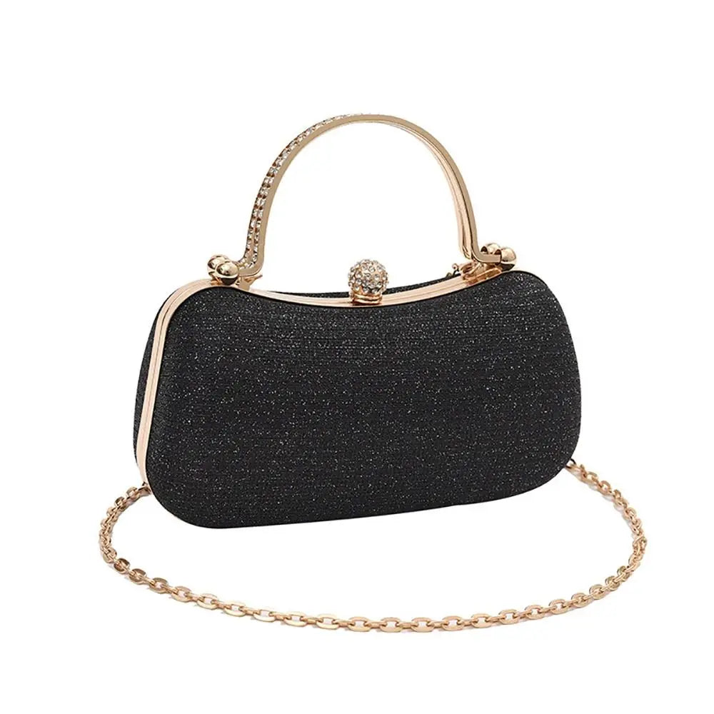 Wedding Bridal Beaded Women Evening Bag Dinner Bag Chain Shoulder Handbags Elegant Rhinestones Clutch Egg Shape Evening Bag Wedding Bridal Beaded Women Evening Bag Dinner Bag Chain Shoulder Handbags Elegant Rhinestones Clutch Egg Shape Evening Bag