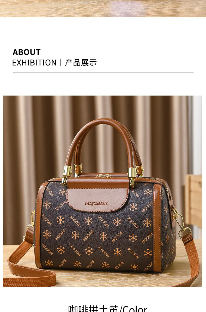 Fashionable Printed Women'S Crossbody Bag Large Capacity Handbag Classic Retro Shoulder Bags Commuting Tote Bag Small Square Bag Fashionable Printed Women'S Crossbody Bag Large Capacity Handbag Classic Retro Shoulder Bags Commuting Tote Bag Small Square Bag
