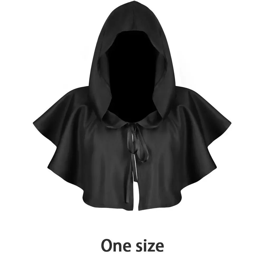 Halloween  Adult Solid Costume Death Cloak Medieval Hooded Costume Cloak Movie Cosplay Clothing Party Clothes Halloween  Adult Solid Costume Death Cloak Medieval Hooded Costume Cloak Movie Cosplay Clothing Party Clothes