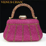 Popular In Nigeria Exquisite Evening Bags With Diamond Design Fashion Handle Clutch Rhinestone Embellished Long Chain Bag Popular In Nigeria Exquisite Evening Bags With Diamond Design Fashion Handle Clutch Rhinestone Embellished Long Chain Bag