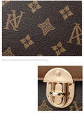 Bags for Women, Printed Fashionable Hand-Held Locks, Commuting Small Square Bag, Fashionable and Versatile Shoulder Crossbody Ba Bags for Women, Printed Fashionable Hand-Held Locks, Commuting Small Square Bag, Fashionable and Versatile Shoulder Crossbody Ba