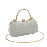 Wedding Bridal Beaded Women Evening Bag Dinner Bag Chain Shoulder Handbags Elegant Rhinestones Clutch Egg Shape Evening Bag Wedding Bridal Beaded Women Evening Bag Dinner Bag Chain Shoulder Handbags Elegant Rhinestones Clutch Egg Shape Evening Bag