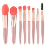 Set of 8 Soft Bristle Make Up Brushes Premium Synthetic With Bag Eyeshadow Brush Eye Facial Beauty Foundation Brush Set of 8 Soft Bristle Make Up Brushes Premium Synthetic With Bag Eyeshadow Brush Eye Facial Beauty Foundation Brush