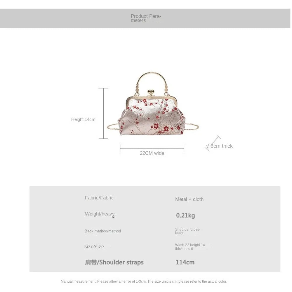 Fashion Korean Shoulder Bag Temperament Gentle Messenger Bag Popular Trendy Commuting Bag Women