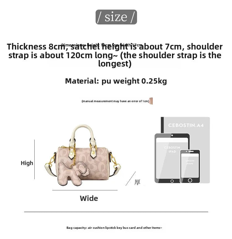 Multifunctional Women's Handbag and Messenger Bag - Light Luxury, Delicate, Fashion, Advanced Feeling, Commuting