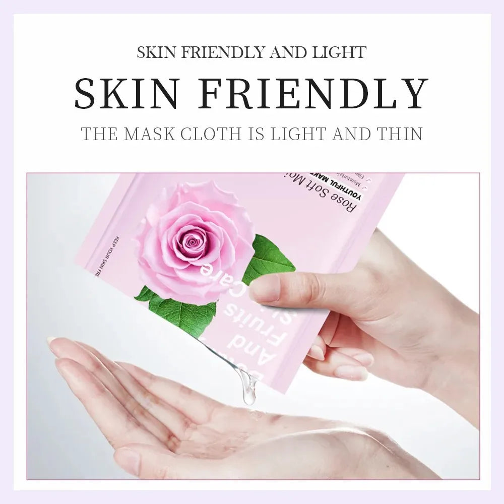 8pcs Natural Plant Face Mask Beauty Skincare Facial Masks Moisturizing Firming Hydrating Facial Mask Face Care Korean Cosmetics 8pcs Natural Plant Face Mask Beauty Skincare Facial Masks Moisturizing Firming Hydrating Facial Mask Face Care Korean Cosmetics