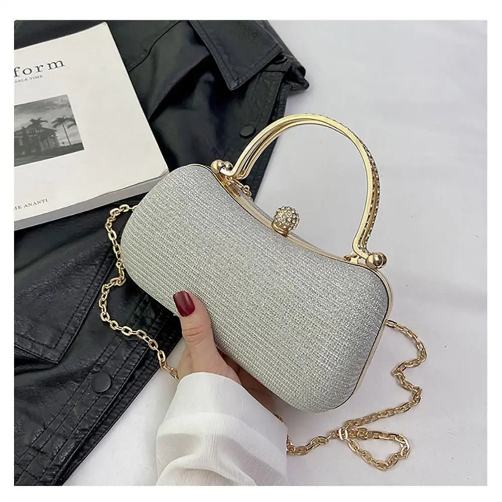 Wedding Bridal Beaded Women Evening Bag Dinner Bag Chain Shoulder Handbags Elegant Rhinestones Clutch Egg Shape Evening Bag Wedding Bridal Beaded Women Evening Bag Dinner Bag Chain Shoulder Handbags Elegant Rhinestones Clutch Egg Shape Evening Bag