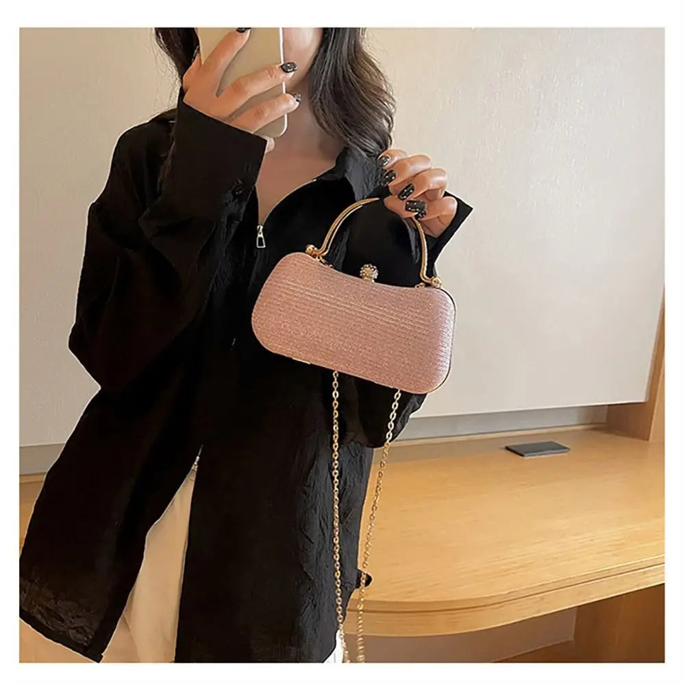Wedding Bridal Beaded Women Evening Bag Dinner Bag Chain Shoulder Handbags Elegant Rhinestones Clutch Egg Shape Evening Bag Wedding Bridal Beaded Women Evening Bag Dinner Bag Chain Shoulder Handbags Elegant Rhinestones Clutch Egg Shape Evening Bag