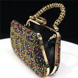 Popular In Nigeria Exquisite Evening Bags With Diamond Design Fashion Handle Clutch Rhinestone Embellished Long Chain Bag Popular In Nigeria Exquisite Evening Bags With Diamond Design Fashion Handle Clutch Rhinestone Embellished Long Chain Bag