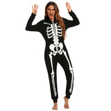 Halloween Cosplay Horror Skeleton Fluorescence Printing Costumes Adult Kids Death Skull Ghost Party Pajamas Parent Child Outfit Halloween Cosplay Horror Skeleton Fluorescence Printing Costumes Adult Kids Death Skull Ghost Party Pajamas Parent Child Outfit