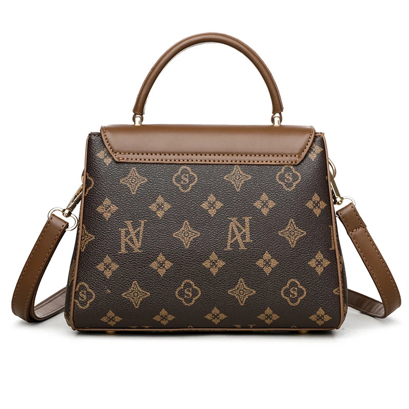 Bags for Women, Printed Fashionable Hand-Held Locks, Commuting Small Square Bag, Fashionable and Versatile Shoulder Crossbody Ba Bags for Women, Printed Fashionable Hand-Held Locks, Commuting Small Square Bag, Fashionable and Versatile Shoulder Crossbody Ba