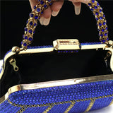 Popular In Nigeria Exquisite Evening Bags With Diamond Design Fashion Handle Clutch Rhinestone Embellished Long Chain Bag Popular In Nigeria Exquisite Evening Bags With Diamond Design Fashion Handle Clutch Rhinestone Embellished Long Chain Bag